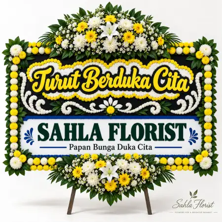 Papan Bunga Duka Dyandra Convention Center Surabaya